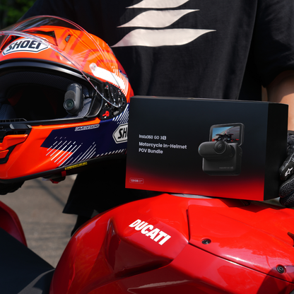 NSTA360 Go 3S Helmet Mount Bundle