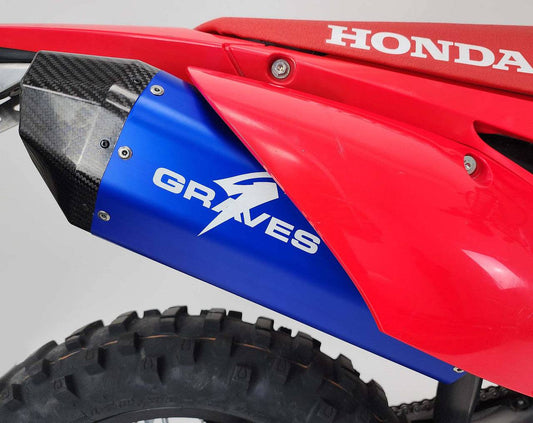 Graves Aluminum Blue Exhaust Honda CRF450RL / L / X 2019-2024