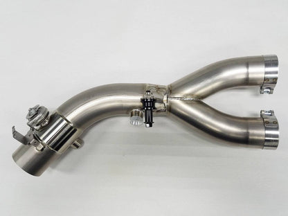 Graves Cat Eliminator Exhaust Valve Type-R Upgrade Y Pipe Yamaha R1 2015-2024/FZ-10 2017/MT-10 2018-2023 - Adventure Parts