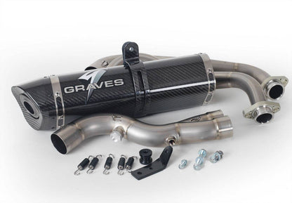 Graves Full Exhaust System Yamaha FZ-07 2015-2017/MT-07 2018/XSR700 2016/R7 2021-2024