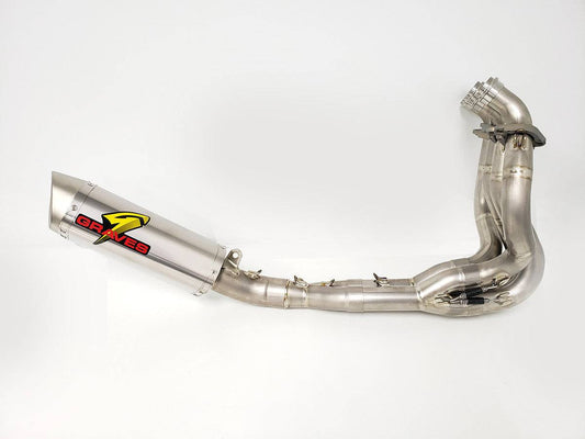 Graves Full LINK Titanium / Titanium WORKS Exhaust Kawasaki ZX-6R 2009-2024 - Adventure Parts