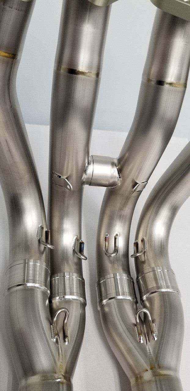 Graves Full Titanium Exhaust System with Carbon 265mm Silencer Yamaha R1 2015-2024