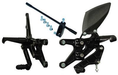 Graves Motorsports Yamaha R1 Adjustable Rearsets 2007-2008