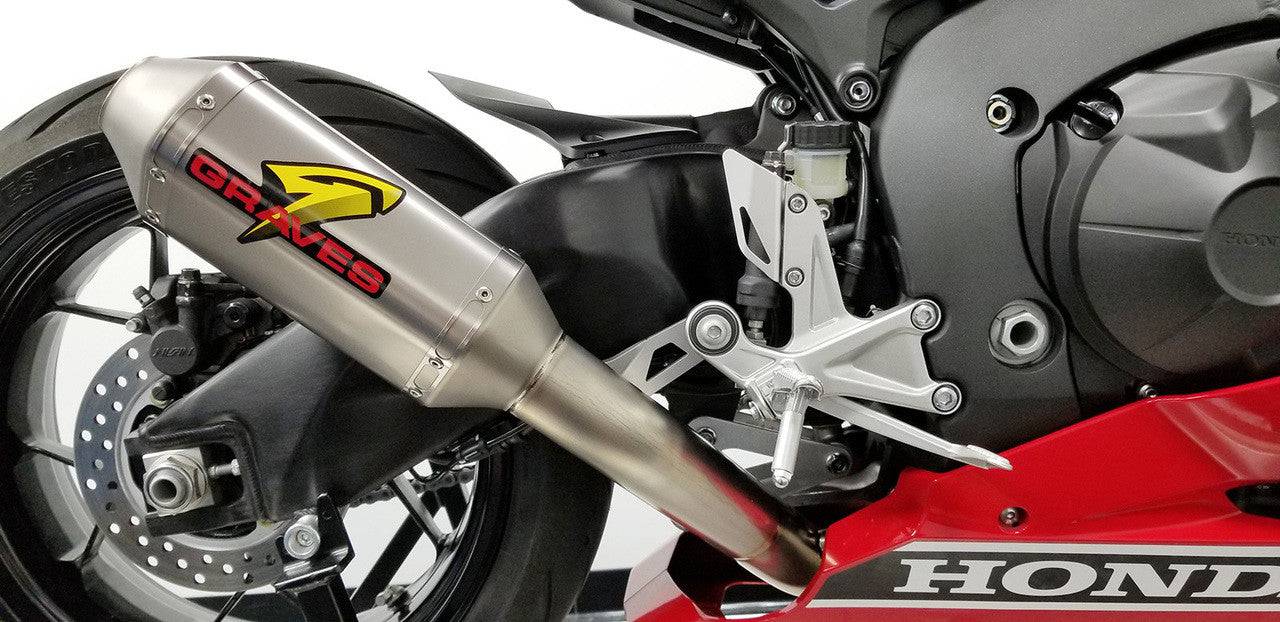 Graves Slip-On Cat-Back Titanium Exhaust Honda CBR1000RR SP1 SP2 2017-2024