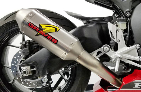 Graves Slip-On Cat-Back Titanium Exhaust Honda CBR1000RR SP1 SP2 2017-2024