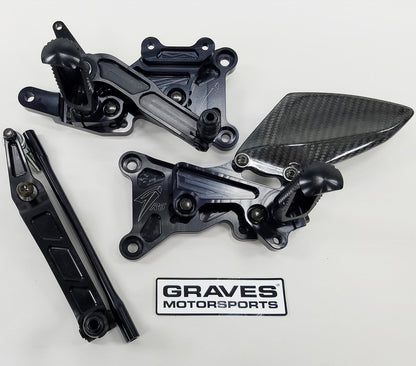 Graves Motorsports Adjustable Rearsets Yamaha R6 2006-2022