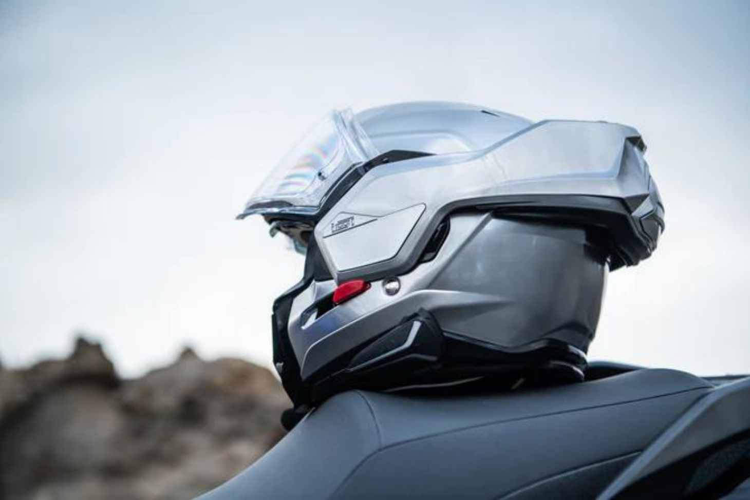 HJC i100 Modular Helmet Large Semi-Flat Titanium