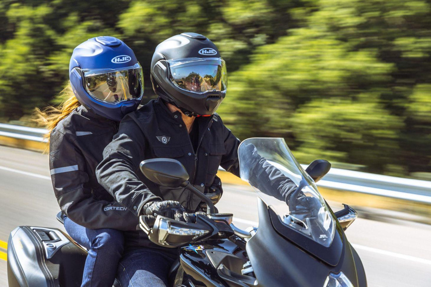 HJC F100 Carbon Modular Motorcycle Helmet - Adventure Parts