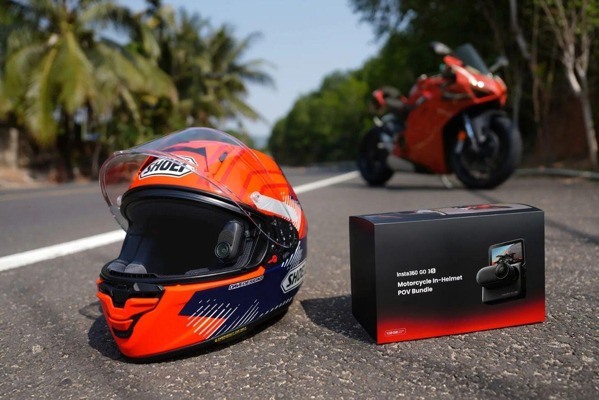 NSTA360 Go 3S Helmet Mount Bundle