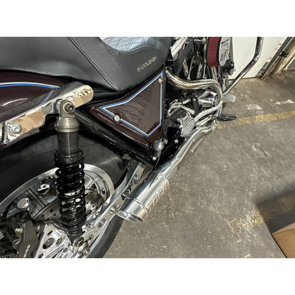 Toce The Perpetrator 2 to 1 Full Exhaust System Harley Davidson EVO - Adventure Parts
