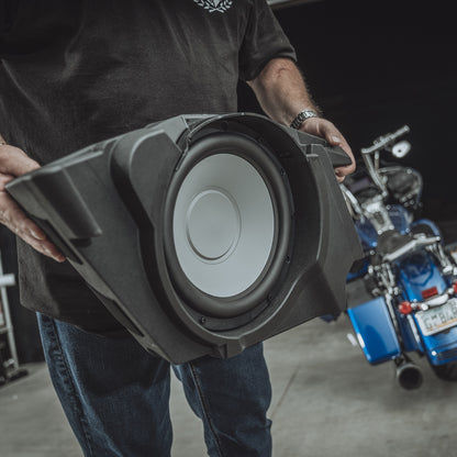 Rockford Fosgate’s Dual 10" Saddlebag Subwoofer Kit Harley-Davidson Street Glide & Road Glide 2014-2023
