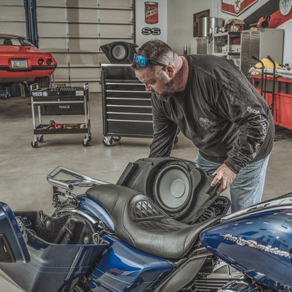 Rockford Fosgate’s Dual 10" Saddlebag Subwoofer Kit Harley-Davidson Street Glide & Road Glide 2014-2023
