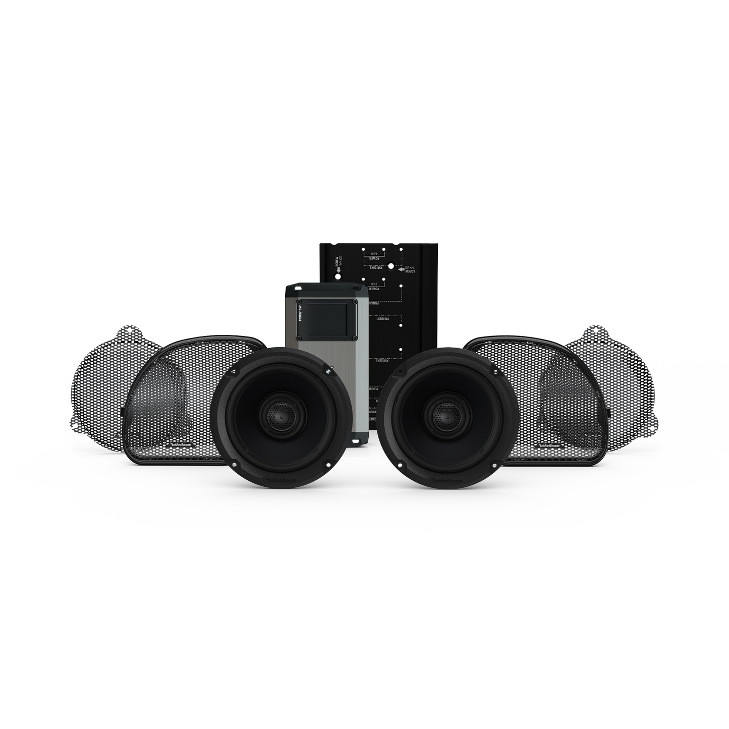 Rockford Fosgate Stage Speaker & Amp Kit Harley-Davidson Street Glide & Road Glide (Gen-3) 2014-2023