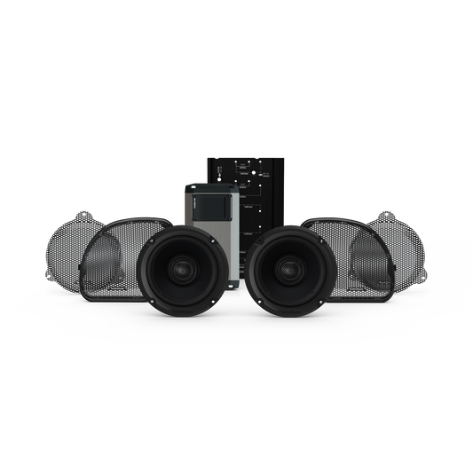 Rockford Fosgate Stage Speaker & Amp Kit Harley-Davidson Street Glide & Road Glide (Gen-3) 2014-2023