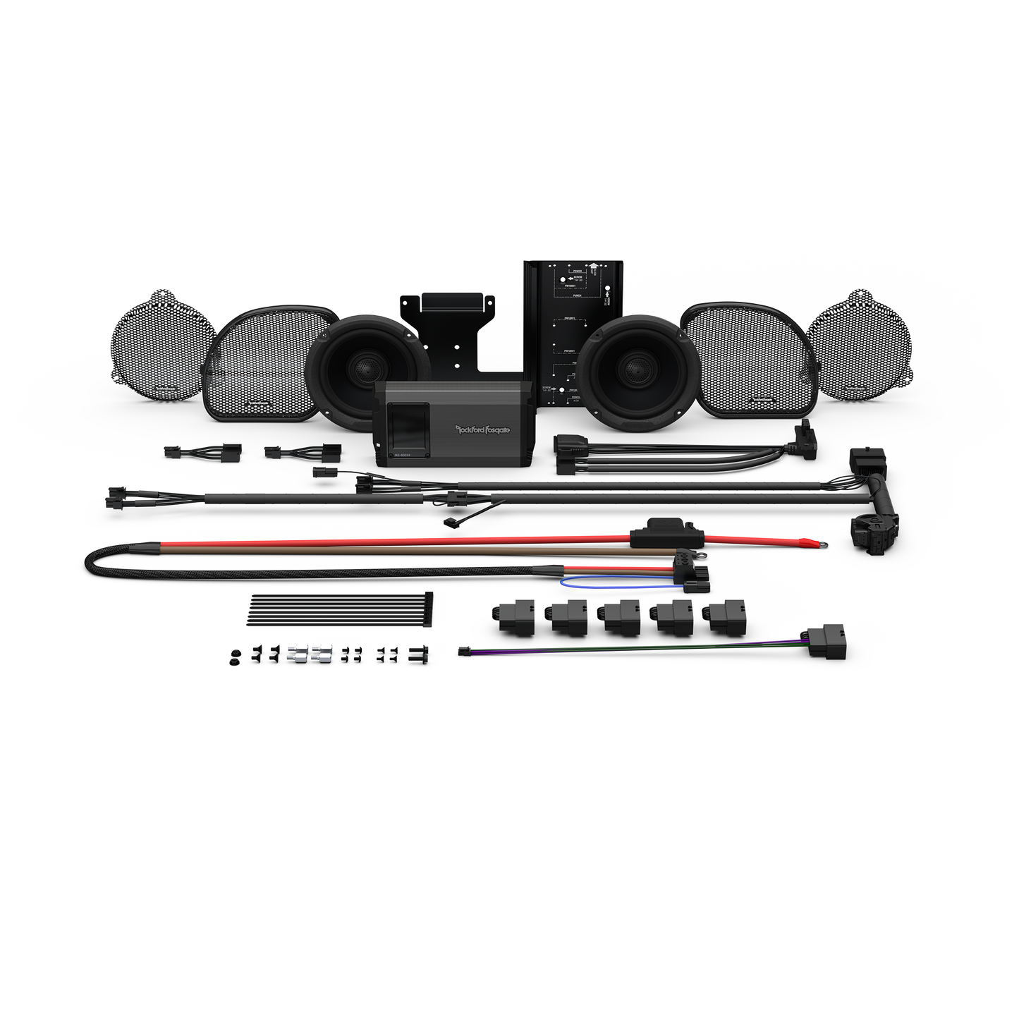 Rockford Fosgate Stage Speaker & Amp Kit Harley-Davidson Street Glide & Road Glide (Gen-3) 2014-2023