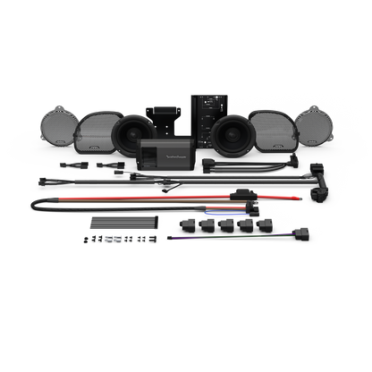 Rockford Fosgate Stage Speaker & Amp Kit Harley-Davidson Street Glide & Road Glide (Gen-3) 2014-2023