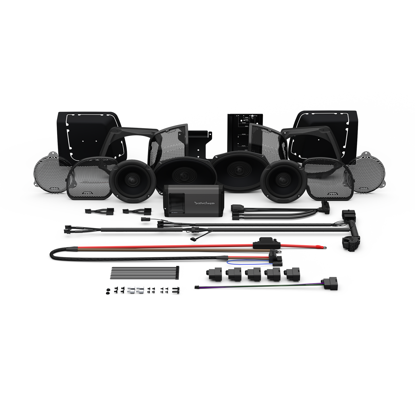 Rockford Fosgate Stage Speaker & Amp Kit Harley-Davidson Street Glide & Road Glide (Gen-3) 2014-2023