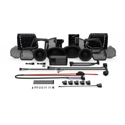 Rockford Fosgate Stage Speaker & Amp Kit Harley-Davidson Street Glide & Road Glide (Gen-3) 2014-2023