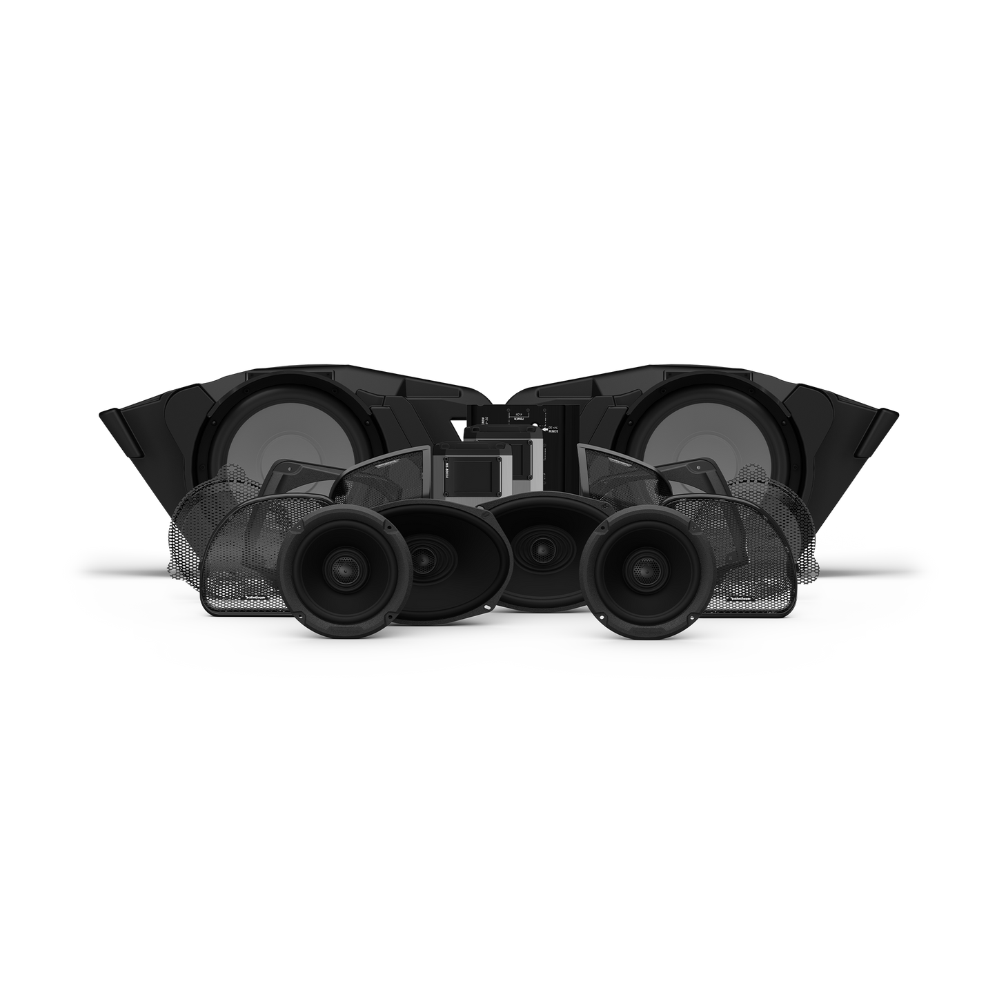 Rockford Fosgate Stage Speaker & Amp Kit Harley-Davidson Street Glide & Road Glide (Gen-3) 2014-2023