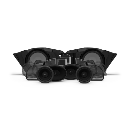 Rockford Fosgate Stage Speaker & Amp Kit Harley-Davidson Street Glide & Road Glide (Gen-3) 2014-2023