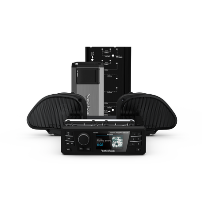 Rockford Fosgate Stage Speaker & Amp Kit Harley-Davidson Road Glide (Gen-3) 1998-2013