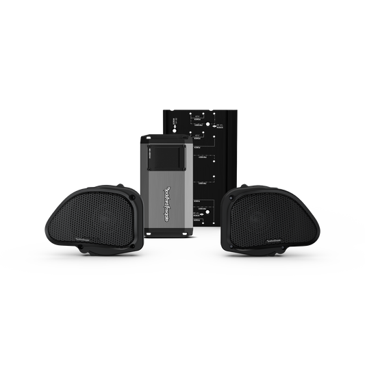 Rockford Fosgate Stage Speaker & Amp Kit Harley-Davidson Road Glide (Gen-3) 1998-2013