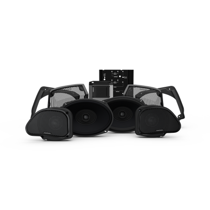 Rockford Fosgate Stage Speaker & Amp Kit Harley-Davidson Road Glide (Gen-3) 1998-2013