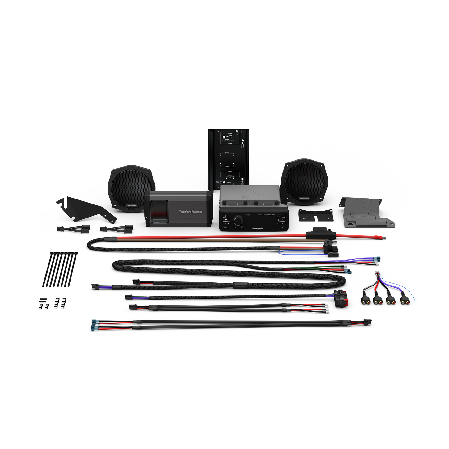 Rockford Fosgate Stage Speaker & Amp Kit Harley-Davidson Street Glide & Electra Glide (Gen-3) 1998-2013