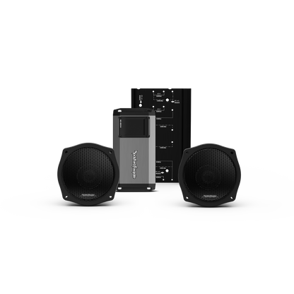 Rockford Fosgate Stage Speaker & Amp Kit Harley-Davidson Street Glide & Electra Glide (Gen-3) 1998-2013
