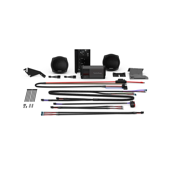 Rockford Fosgate Stage Speaker & Amp Kit Harley-Davidson Street Glide & Electra Glide (Gen-3) 1998-2013