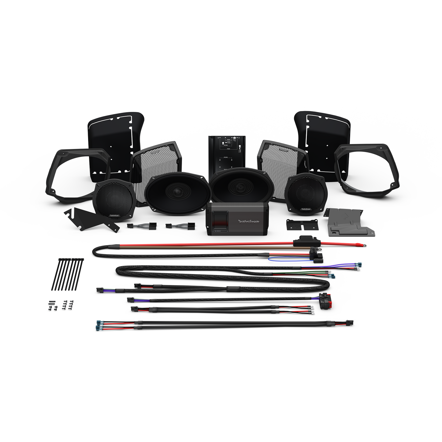 Rockford Fosgate Stage Speaker & Amp Kit Harley-Davidson Street Glide & Electra Glide (Gen-3) 1998-2013