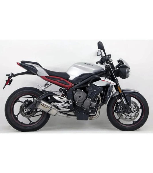 Hindle Evolution Full Exhaust System Triumph Street Triple 2017-2021