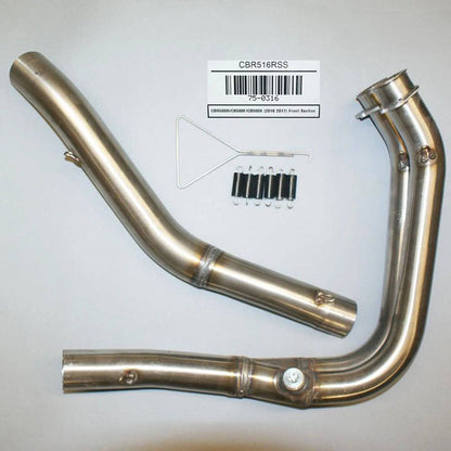 Hindle Evolution Megaphone Full Exhaust System Honda CBR500R/F/X 2016-2017