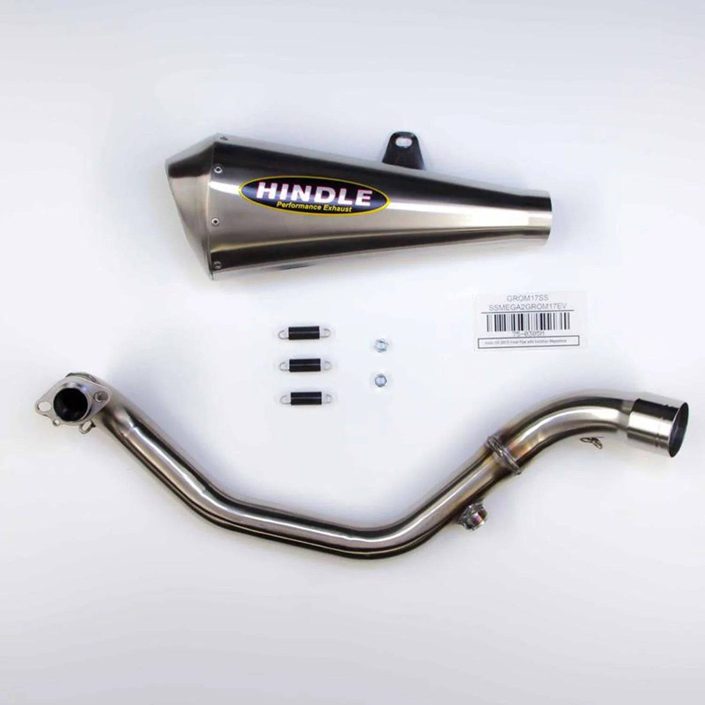 Hindle Evolution Megaphone Full Exhaust System Honda GROM 2017-2020