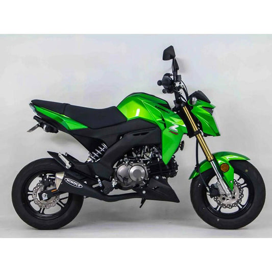 Hindle Evolution Megaphone Full Exhaust System Kawasaki Z125 2017-2022 - Adventure Parts