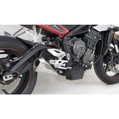 Hindle Evolution Megaphone Full Exhaust System Triumph Street Triple 2017-2021