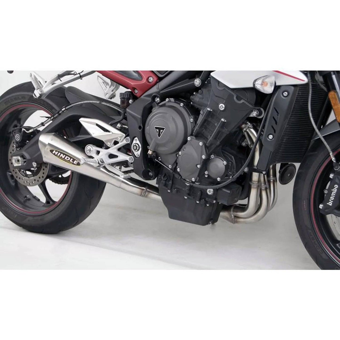 Hindle Evolution Megaphone Full Exhaust System Triumph Street Triple 2017-2021