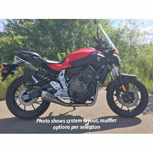 Hindle Evolution Megaphone Full Exhaust System Yamaha FZ-07/MT-07/XSR700 2015-2022