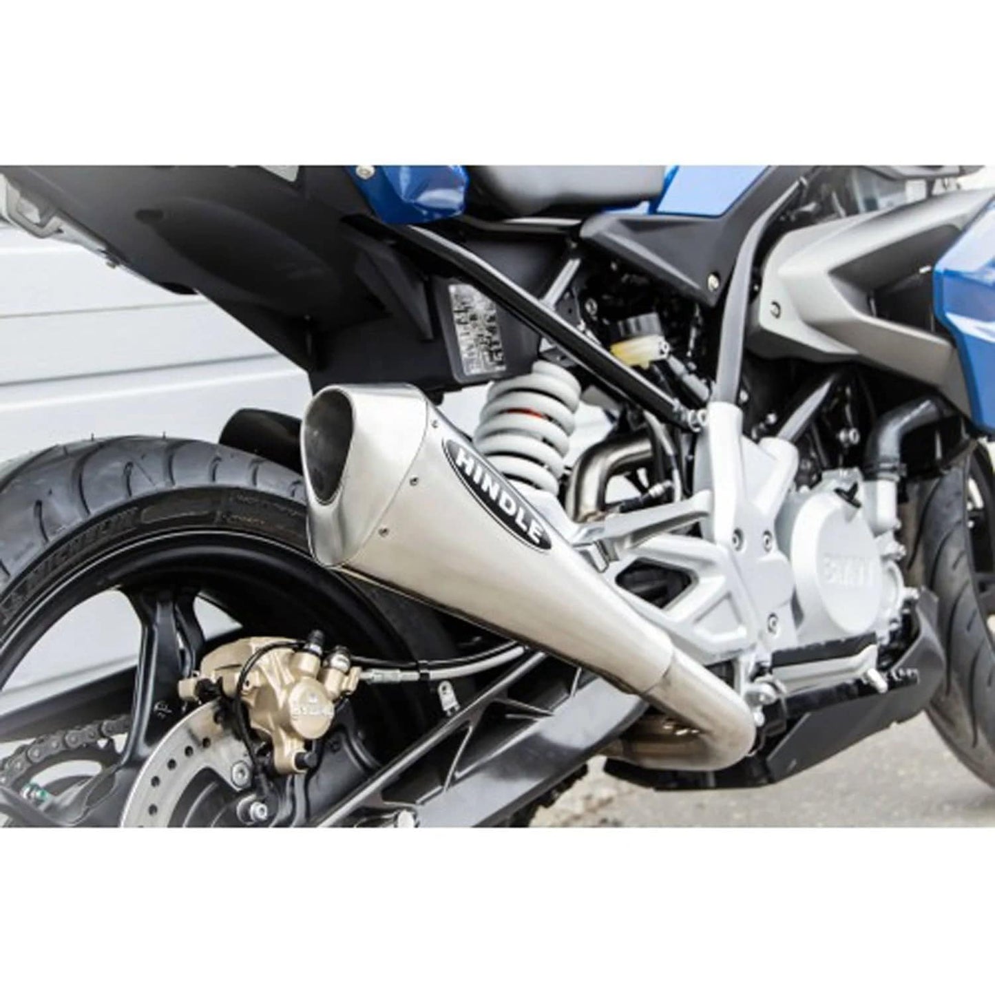 Hindle Evolution Megaphone Stainless Steel Full Exhaust System BMW G310R 2018-2022