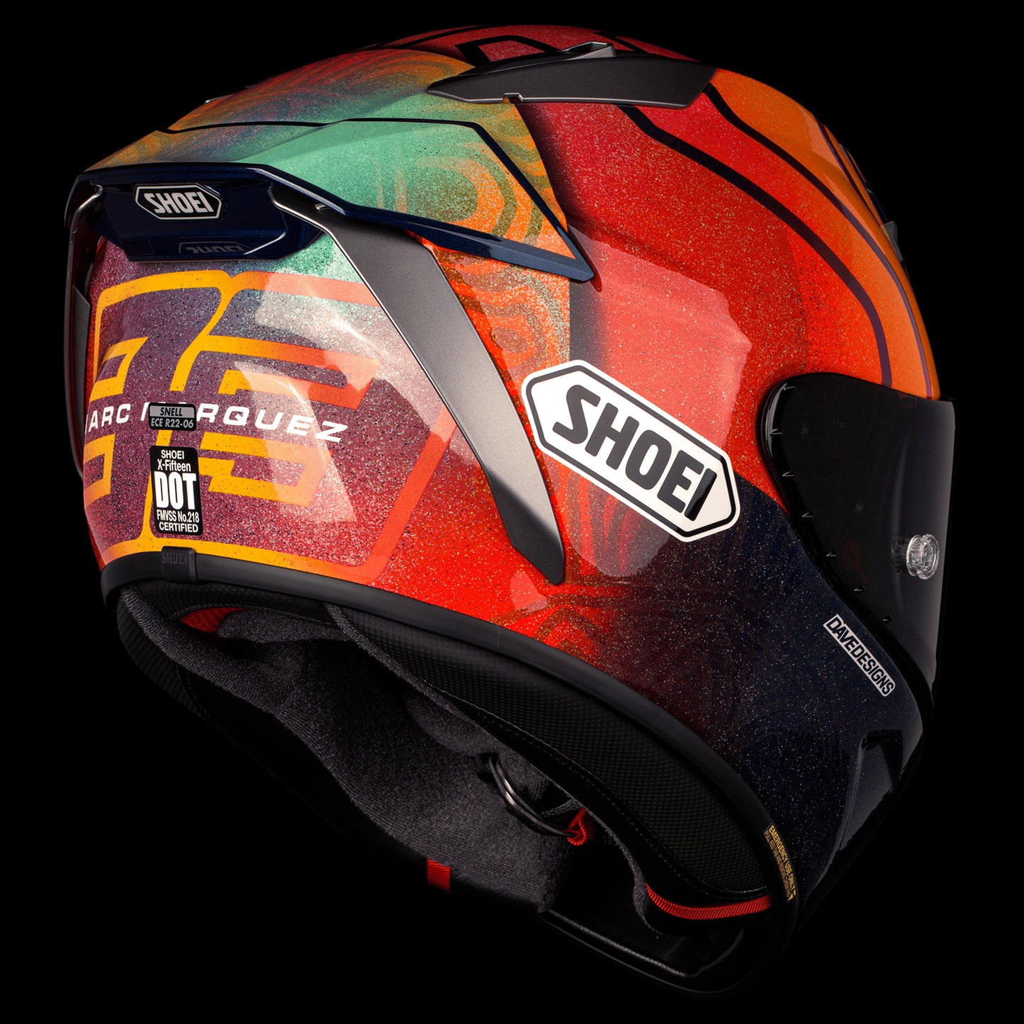 Shoei X-Fifteen Marquez Holi Full Face Motorcycle Helmet