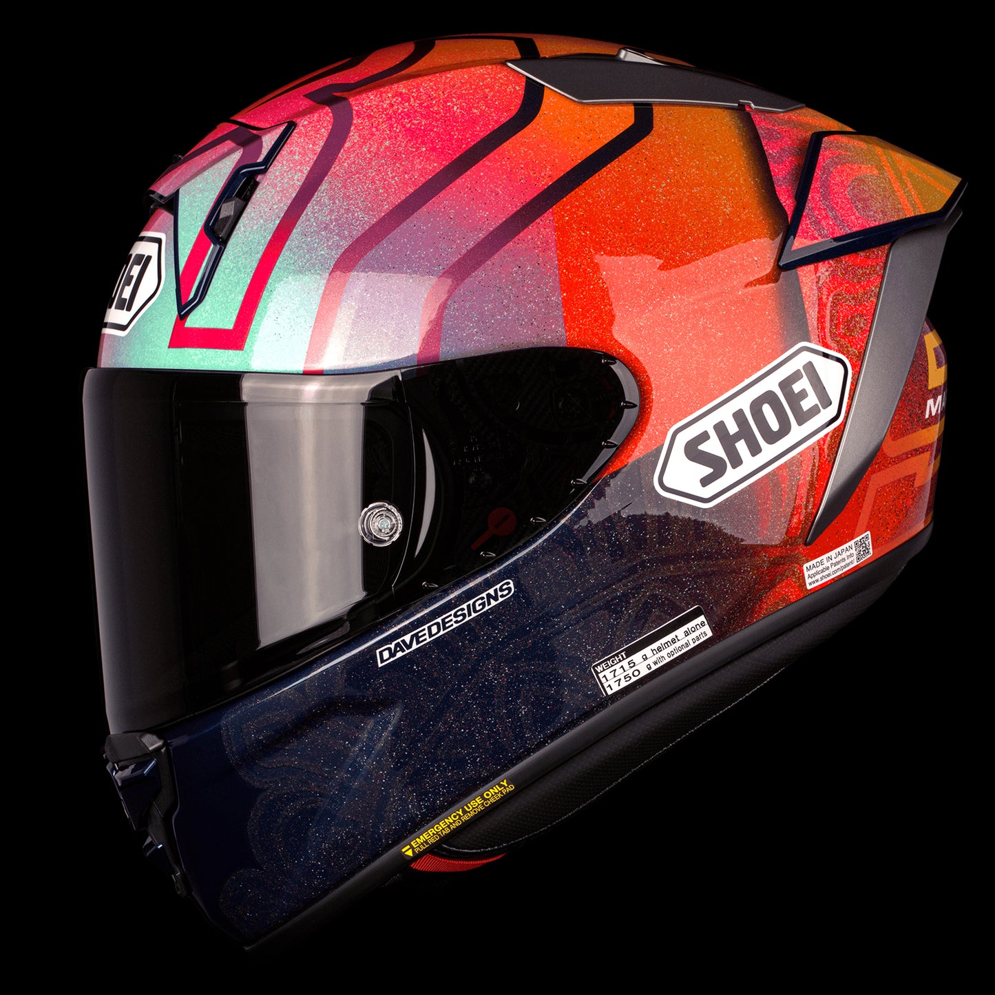 Shoei X-Fifteen Marquez Holi Full Face Motorcycle Helmet
