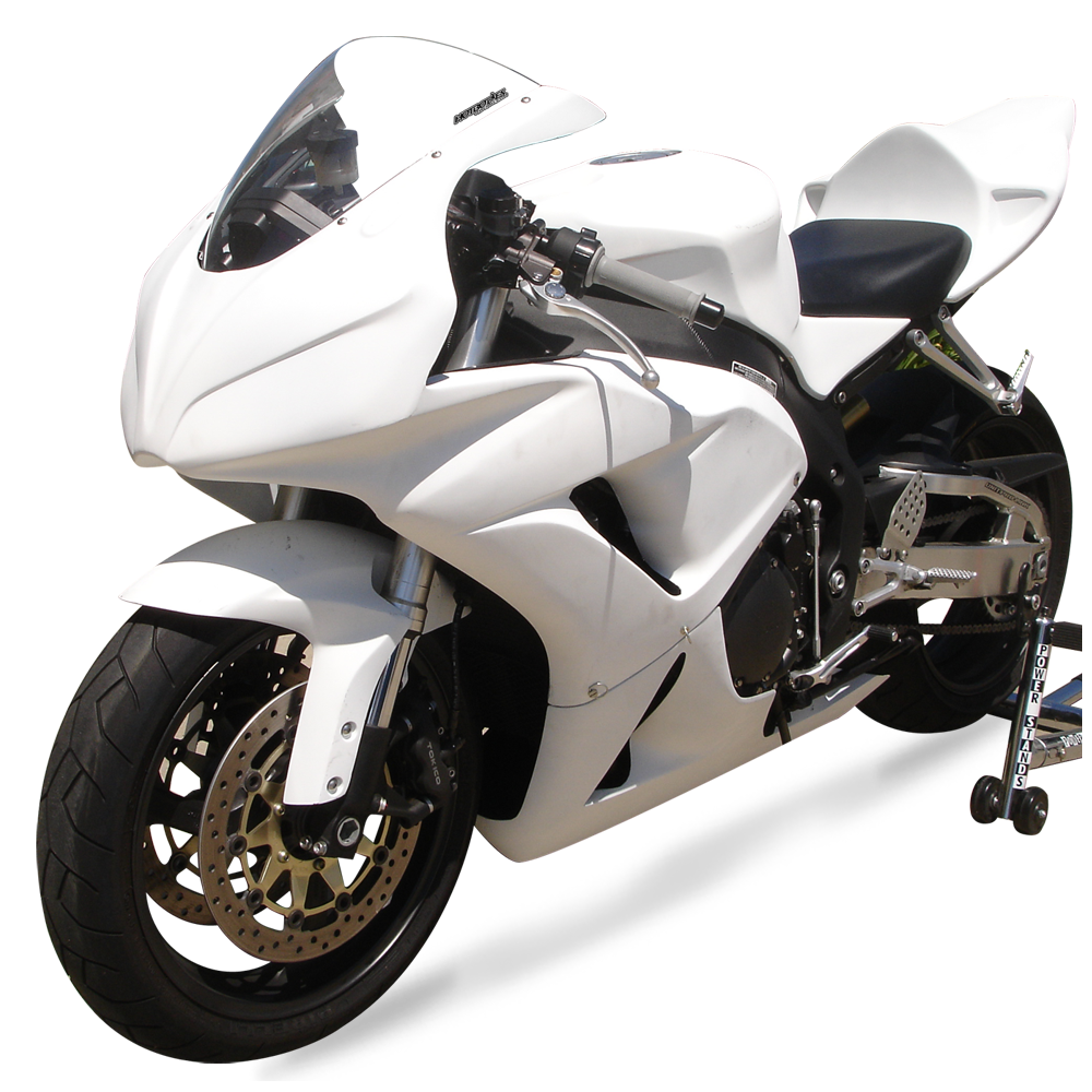 Hotbodies Racing Race Bodywork Primer Gray Honda CBR600RR 2006-2007 - Adventure Parts