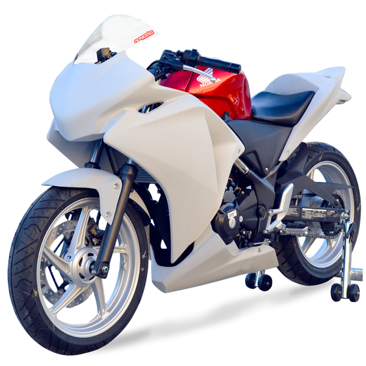 Hotbodies Racing Race Bodywork Primer Gray Honda CBR125R 2011-2018 - Adventure Parts
