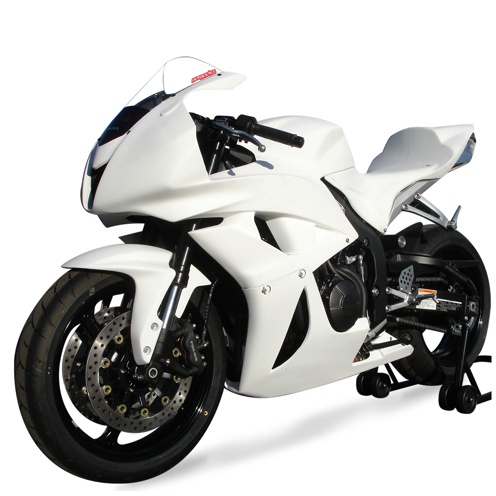 Hotbodies Racing Race Bodywork Primer Gray Honda CBR600RR 2007-2008 - Adventure Parts