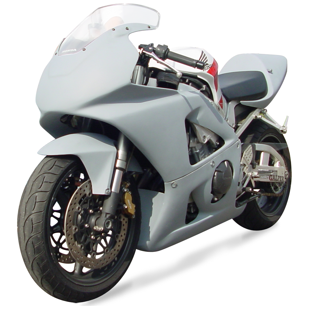 Hotbodies Racing Race Bodywork Primer Gray Honda CBR929RR 2000-2001 - Adventure Parts