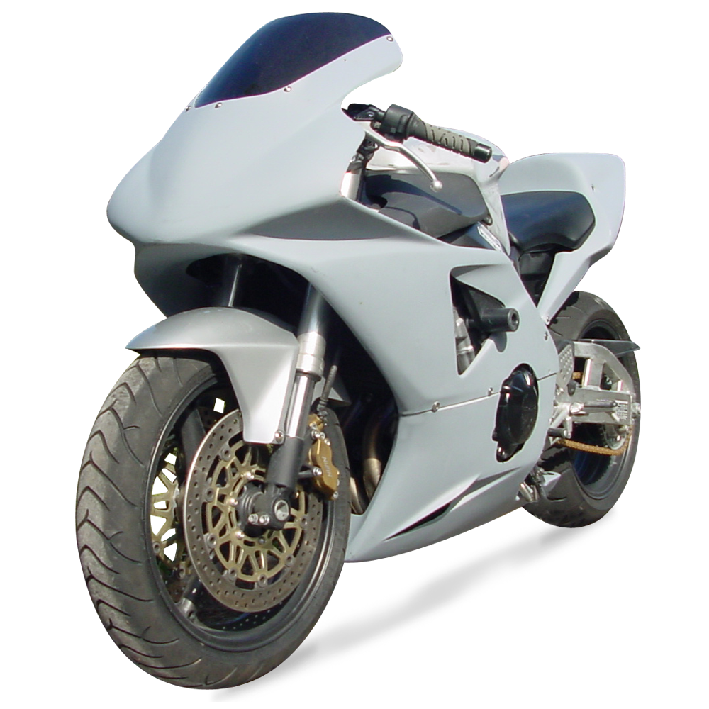 Hotbodies Racing Race Bodywork Primer Gray Honda CBR 954RR 2002-2003 - Adventure Parts