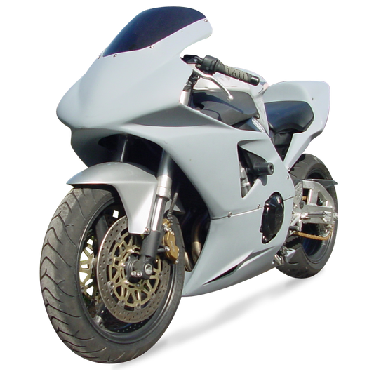 Hotbodies Racing Race Bodywork Primer Gray Honda CBR 954RR 2002-2003 - Adventure Parts