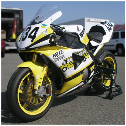 Hotbodies Racing Race Bodywork Primer Gray Honda CBR 954RR 2002-2003 - Adventure Parts