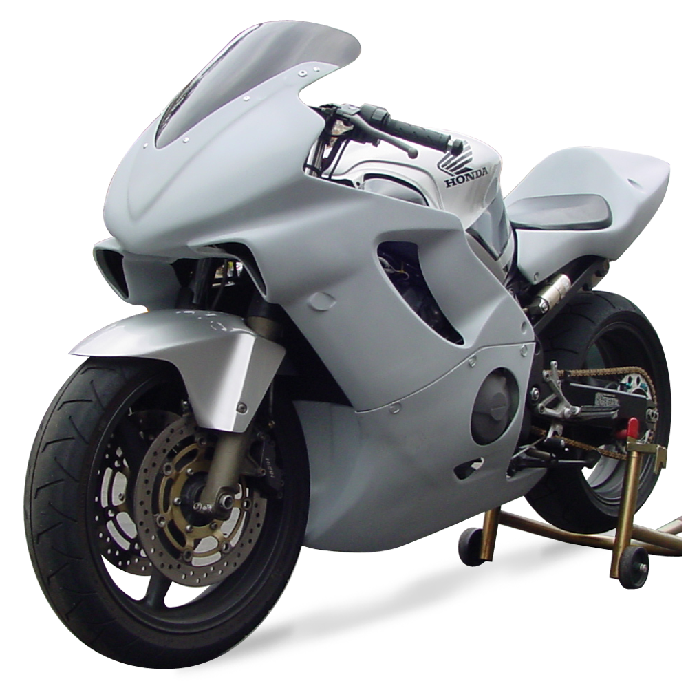 Hotbodies Racing Race Bodywork Primer Gray Honda CBR F4i 2001-2007 - Adventure Parts