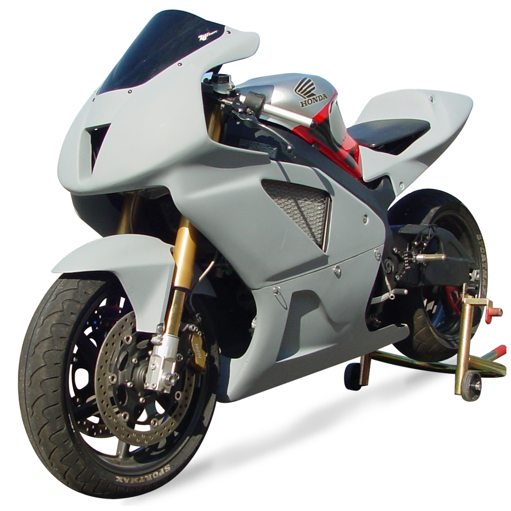 Hotbodies Racing Race Bodywork Primer Gray Honda RC51 2000-2007 - Adventure Parts